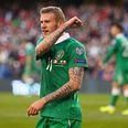 PIC: Polish midfielder tweets graphic after-effects of that James McClean reducer