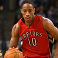 DeMar DeRozan has just moved to third in the Toronto Raptors all-time scoring list