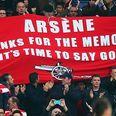 Arsene Wenger refuses to comment on fans’ banner