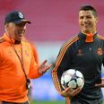 VINE: Carlo Ancelotti takes the piss out Cristiano Ronaldo’s celebration