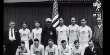 VIDEO: Amazing footage of first Ireland v USA game at Dalymount in 1924