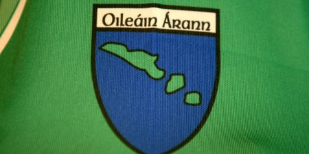Pic: Front page of programme for Aran V Achill is fantastic