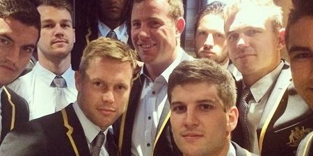 Aussie Rules players stuck in hotel lift for 30 minutes ahead of International Rules Series