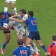 We’re still trying to figure out how this little Argentine smashed Mathieu Bastareaud
