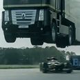 VIDEO: Two Irish lads make sensational video where a truck jumps over an F1 car
