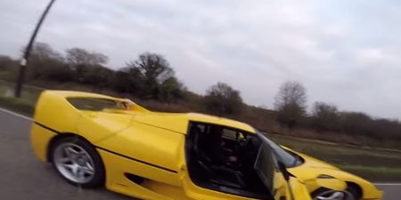 VIDEO: Wakeboarding and a Ferrari-what could go wrong