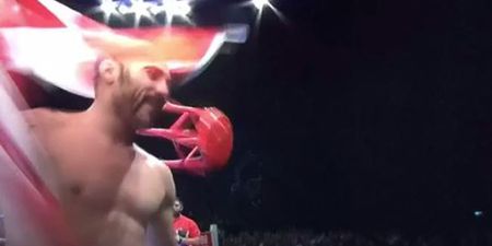 Vine: Some idiot threw a stool at Gary Spike O’Sullivan after his fight tonight