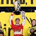 VINE: Kevin Harvick celebrates NASCAR title with sweet burnout