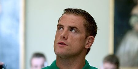 PIC: Based on this dressing room snap Jamie Heaslip won’t have a hair out of place today
