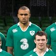 Simon Zebo pities the fool that makes him pose for team photos in the rain
