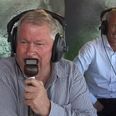 Savage six batters cricket commentator’s rental car while he is on-air