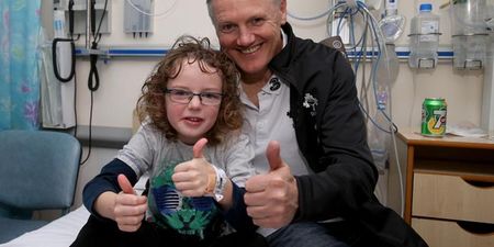 Video: Irish team’s visit to Temple St Children’s hospital will turn your cold, black heart to mush