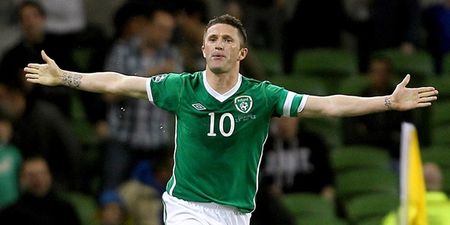 Robbie Keane togs out for a bit of Gaelic football training