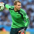 Manuel Neuer spent more time at midfield than he did in goals for Germany tonight