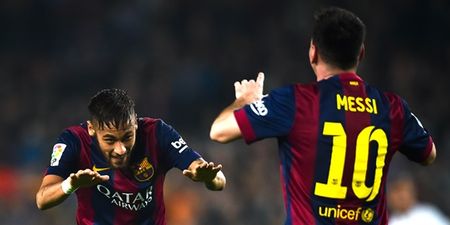 Video: Lionel Messi and Neymar compete in a keepie-uppy challenge