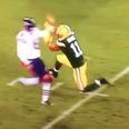 Vine: The greatest punt block in the history of punt blocks