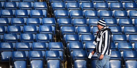 Newcastle fan travels 120 miles for game…that’s on next Tuesday