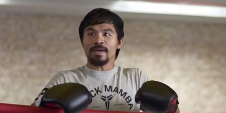 Video: Manny Pacquiao displays impressive hand speed in first training session for Mayweather bout