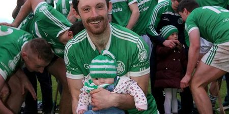 Proud Kilmallock hurler celebrates Munster championship with young daughter