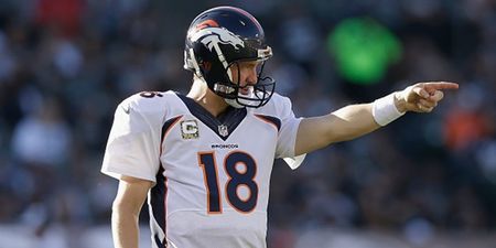 Vine: Peyton Manning denies back-up the chance to play