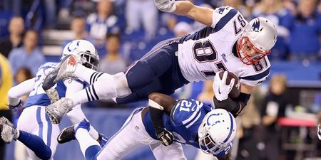 GIF: Rob Gronkowski beats five to score touchdown against Colts