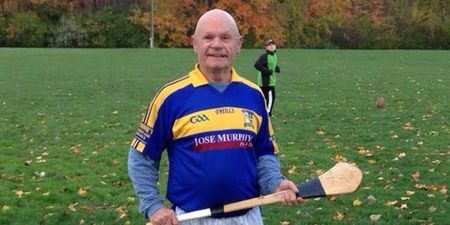 This hurler is 74 and he’s already thinking about pre-season training for 2015