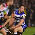 Sam Burgess’ first touch for Bath had a touch of the rugby leagues about it