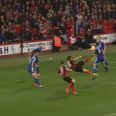 Video: Kermorgant scores outrageous scissors-kick wondergoal for Bournemouth