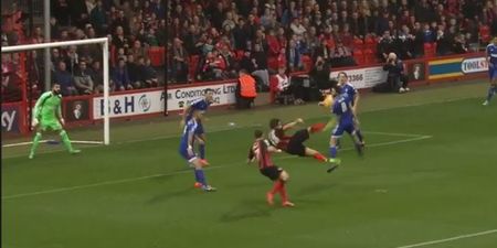 Video: Kermorgant scores outrageous scissors-kick wondergoal for Bournemouth