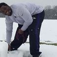 Baltimore Ravens rookie late for meeting because he was building a snowman