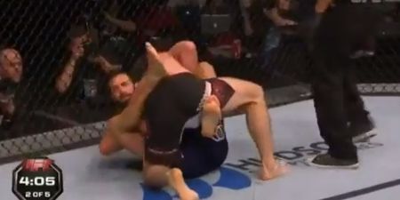 VINE: Luke Rockhold submits Michael Bisping in the second round