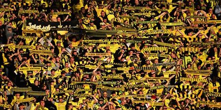Video of Dortmund fans singing Jingle Bells has us well in the mood for Christmas