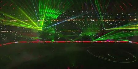 Video: Bayern Munich rewards fans with amazing, epilepsy-inducing laser show