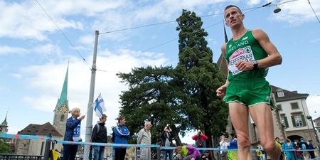 Better late than never for Rob Heffernan as he picks up his 2010 bronze … in 2014