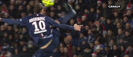 Video: Zlatan Ibrahimovic makes the most acrobatic interception you’ll ever see