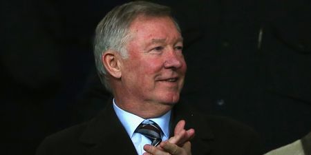 PIC: This Manchester city fan is the spit of Alex Ferguson