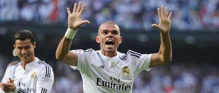 Pepe, yes that Pepe, is the only first-choice La Liga centre-back without a booking this season