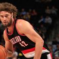 NBA star Robin Lopez gets physical with mascot