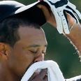 Tiger Woods had a pretty catastrophic comeback to golf today