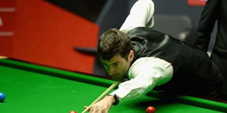 VIDEO: Ronnie O’Sullivan, broken ankle and all, hit a 147 in his 6-0 victory over Matthew Selt