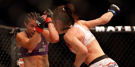 VINE: This late punch might land Claudia Gadelha in a lot of trouble