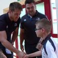 Video: Heartwarming moment when a young Special Olympian meets his Leinster heroes