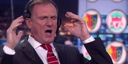 Phil Thompson’s reaction to Mohamed Salah’s goal wasn’t received well by some people