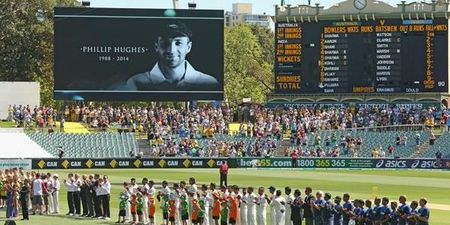 Video: Spine-tingling 63-second standing ovation as Australia remembers Philip Hughes