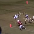 VIDEO: Garryn Chowns’ front-flip into the end zone is almost too much for us