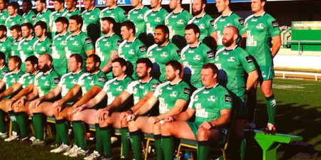 Video: Connacht try to blind their players during hilarious team photo