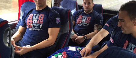 Grenoble have taken card schools on the team bus to a whole new level