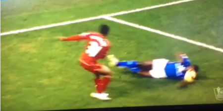 Vine: Liverpool awarded penalty after refereeing howler