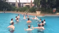 Video: Edwin Van Der Sar plays swimming pool head-tennis with the Kilkenny hurlers