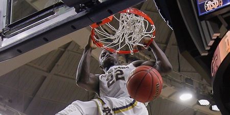 College star’s dunk is head and shoulders above the rest